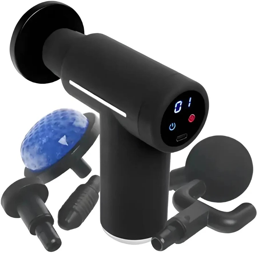 MASAJEADOR  FASCIAL GUN FRIO CALIENTE PANTALLA  JY 711 PLUS