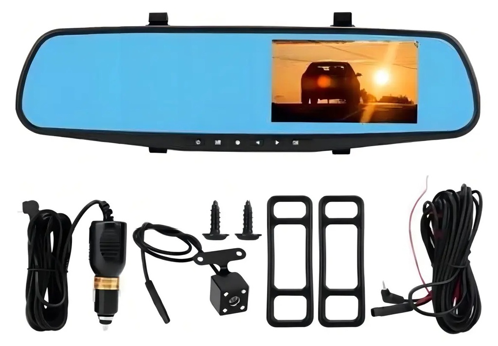 ESPEJO RETROVISOR 2 CAMARAS CARRO