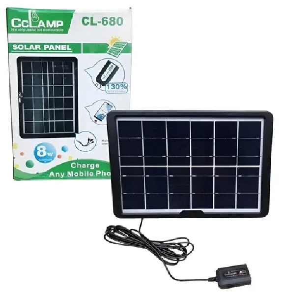 LAMPARA EXTERIORES PANEL SOLAR CL680 CCLAMP