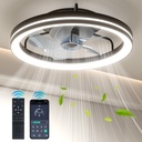 VENTILADOR CON LUZ LED CARO